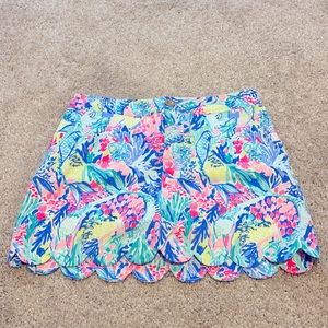 Lilly Pulitzer Scalloped Skort
